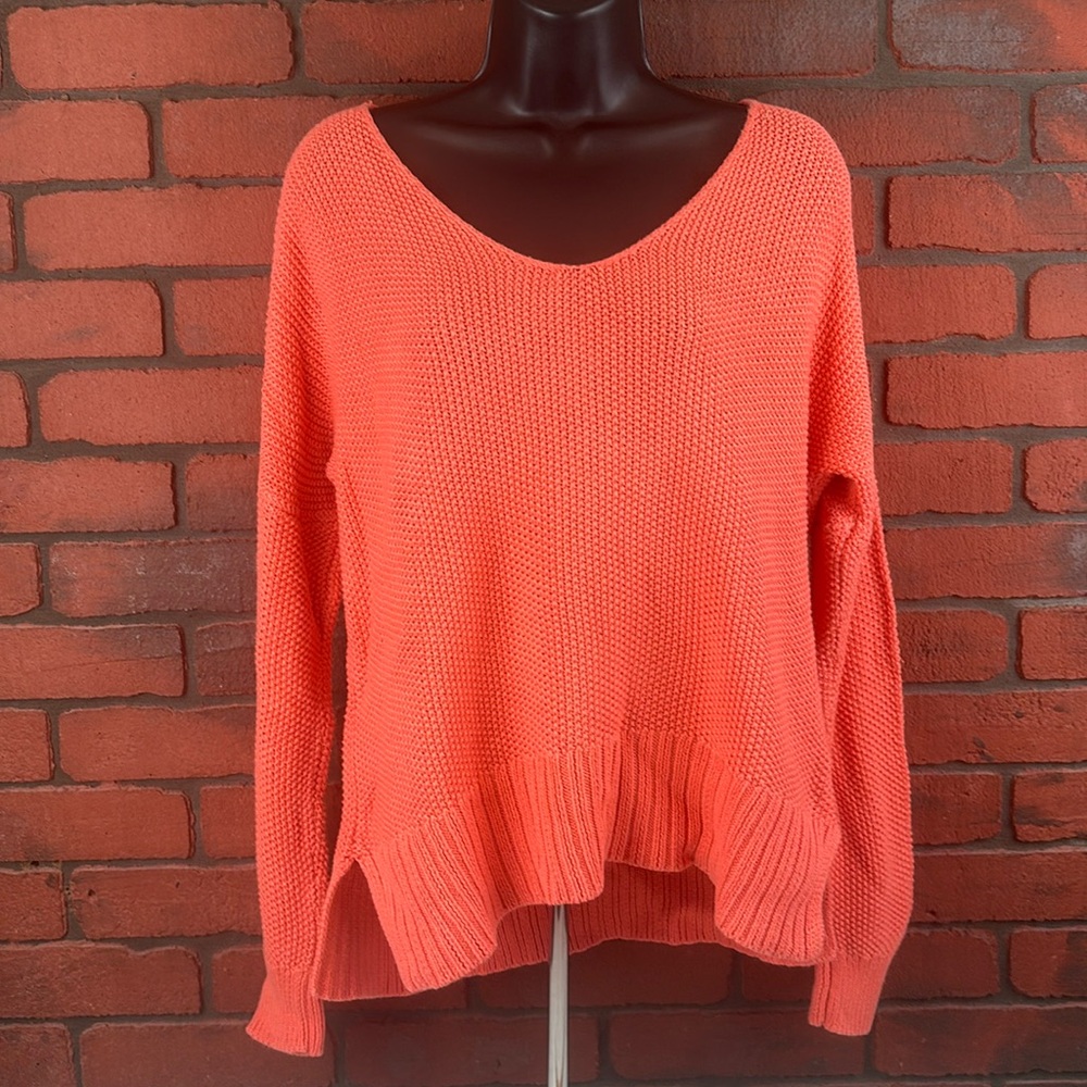 Lucky Brand‎ Sweater Womens SP Orange